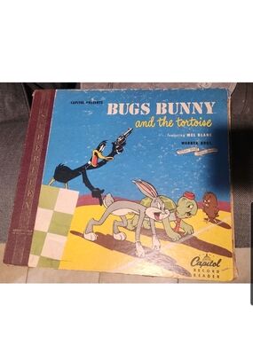 Bugs Bunny and the Tortoise Kids Record Reader - Blue
